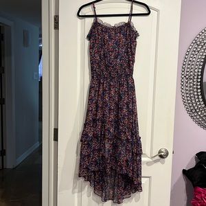 Parker NY Amethyst dress in multi Ditsy size s new with tag
